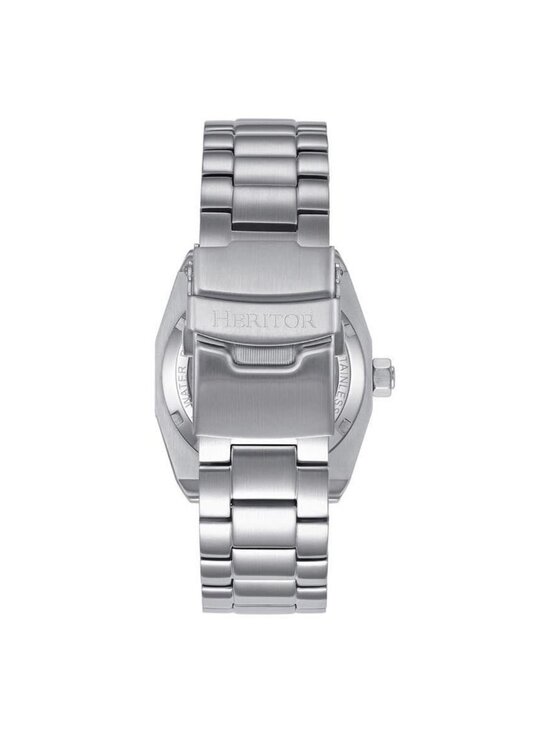 NWT Heritor Elliott Automatic Silver Dial Men\'s Watch
